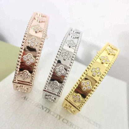 [Glow Muse]CLOVER BRACELET 8MM DIAMONDS