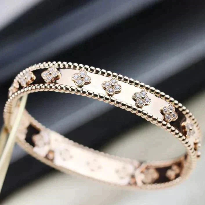 [Glow Muse]CLOVER BRACELET 8MM DIAMONDS