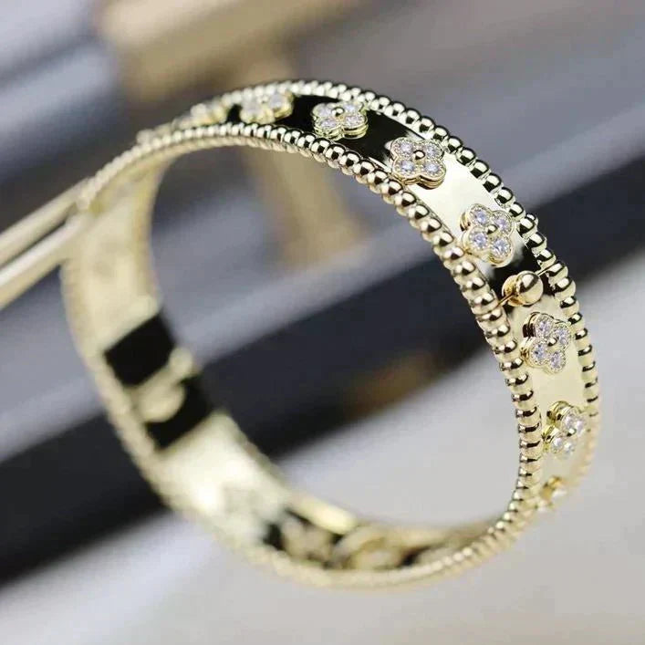 [Glow Muse]CLOVER BRACELET 8MM DIAMONDS