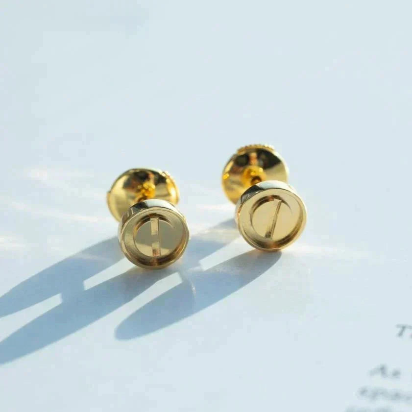 [Glow Muse]LOVE EARRINGS GOLD 10MM