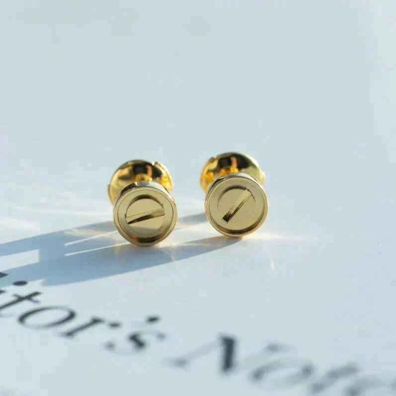 [Glow Muse]LOVE EARRINGS GOLD 10MM