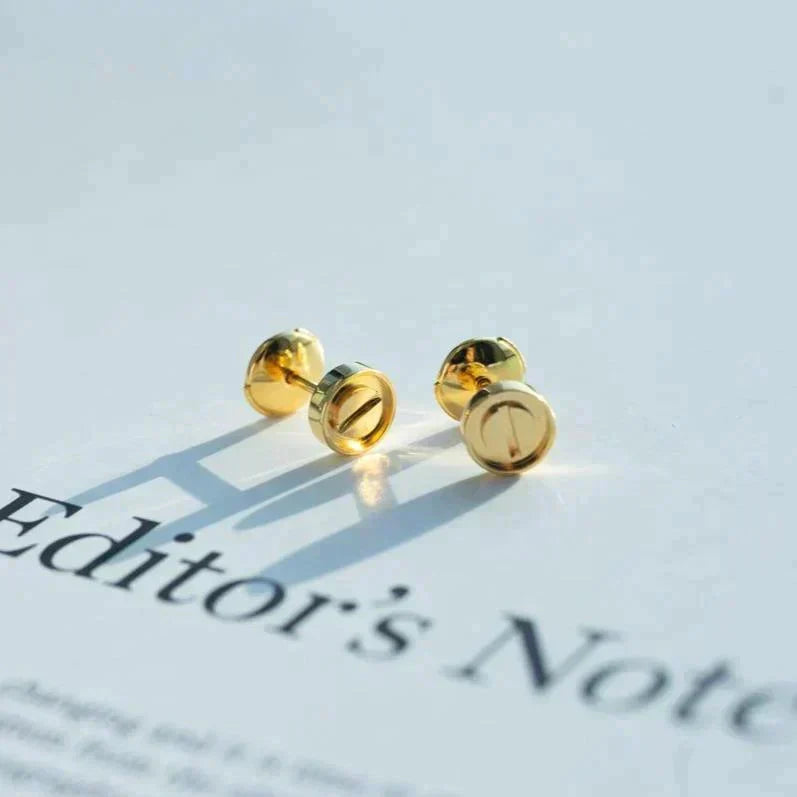[Glow Muse]LOVE EARRINGS GOLD 10MM