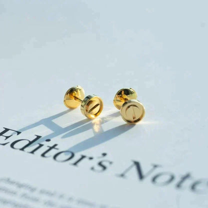 [Glow Muse]LOVE EARRINGS GOLD 10MM