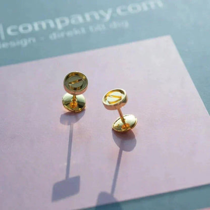 [Glow Muse]LOVE EARRINGS GOLD 10MM