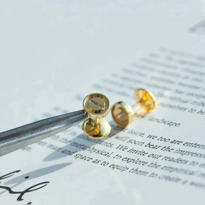 [Glow Muse]LOVE EARRINGS GOLD 10MM