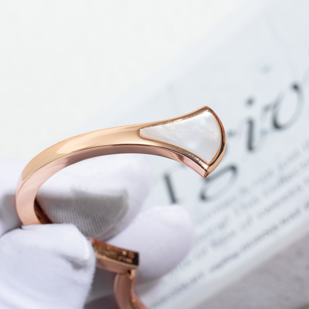 [Glow Muse]DREAM BRACELET OPEN PINK GOLD MOP