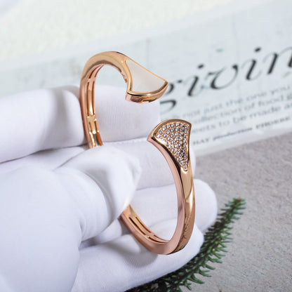 [Glow Muse]DREAM BRACELET OPEN PINK GOLD MOP DIAMOND