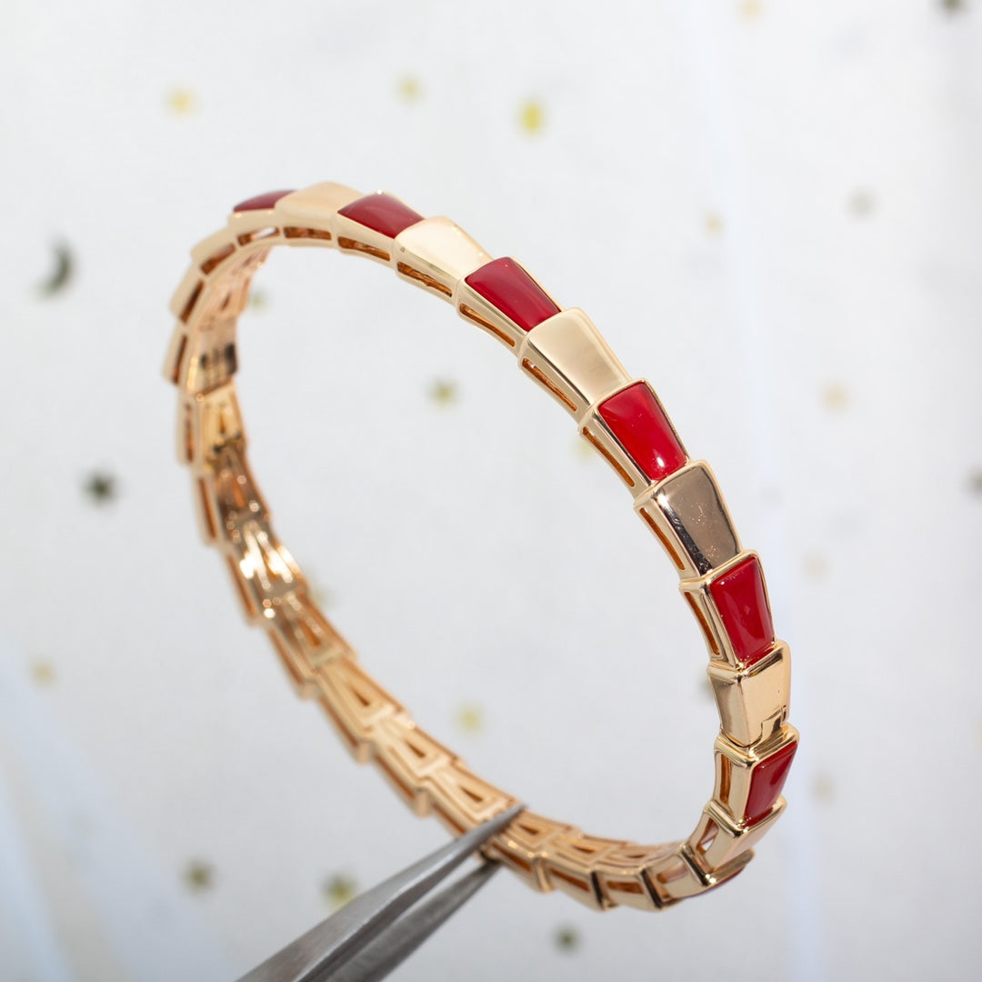 [Glow Muse]SERPENTI BRACELET PINK GOLD RUBELLITE