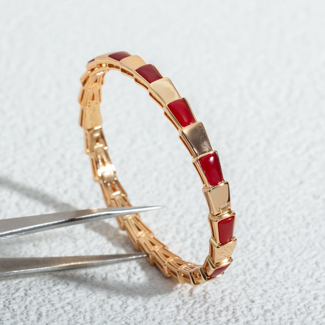 [Glow Muse]SERPENTI BRACELET PINK GOLD RUBELLITE