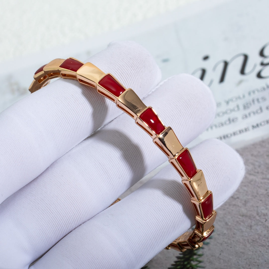 [Glow Muse]SERPENTI BRACELET PINK GOLD RUBELLITE