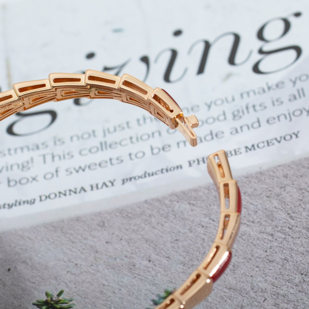 [Glow Muse]SERPENTI BRACELET PINK GOLD RUBELLITE