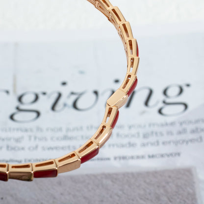[Glow Muse]SERPENTI BRACELET PINK GOLD RUBELLITE