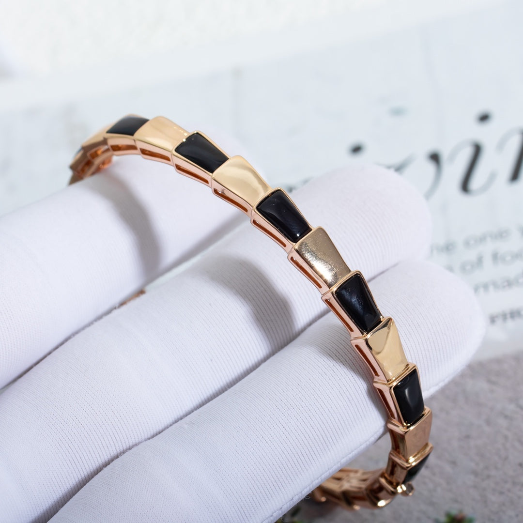 [Glow Muse]SERPENTI BRACELET PINK GOLD ONYX