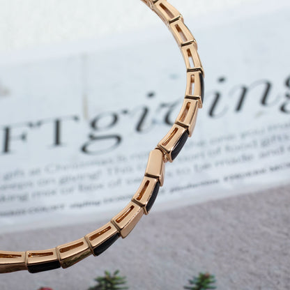 [Glow Muse]SERPENTI BRACELET PINK GOLD ONYX