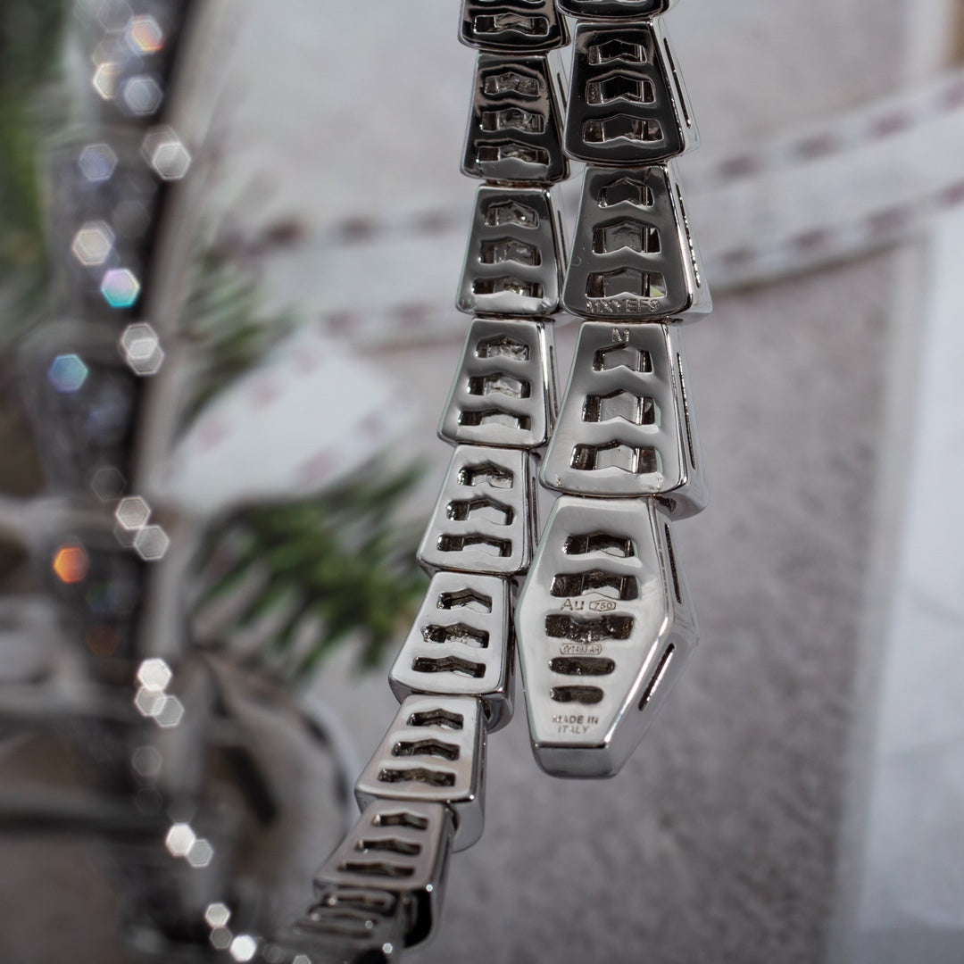 [Glow Muse]SERPENTI BRACELET 6MM SILVER DIAMOND
