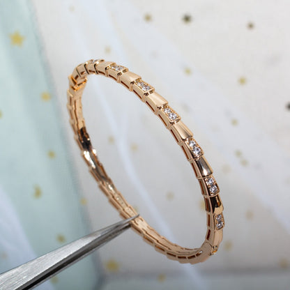 [Glow Muse]SERPENTI BRACELET PINK GOLD DIAMOND