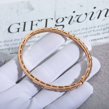 [Glow Muse]SERPENTI SMALL BRACELET PINK GOLD DIAMOND