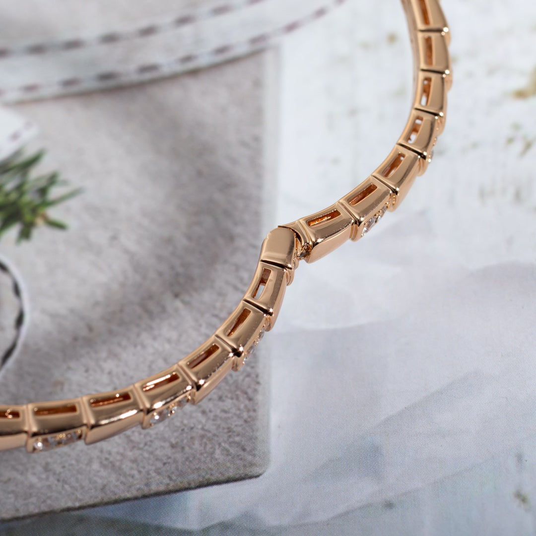 [Glow Muse]SERPENTI BRACELET PINK GOLD DIAMOND
