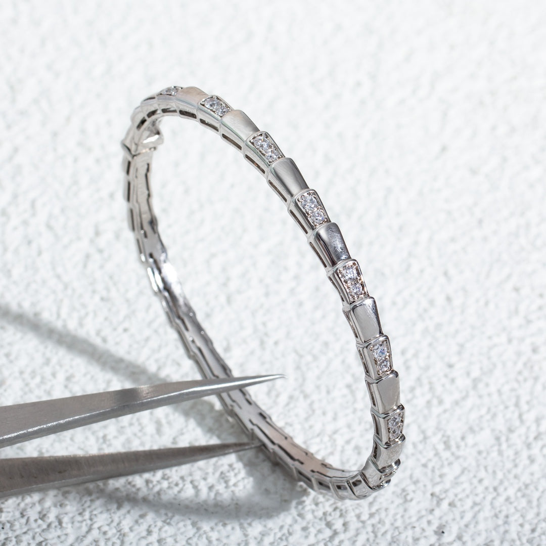 [Glow Muse]SERPENTI BRACELET SILVER DIAMOND