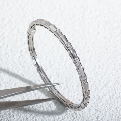 [Glow Muse]SERPENTI BRACELET SILVER DIAMOND