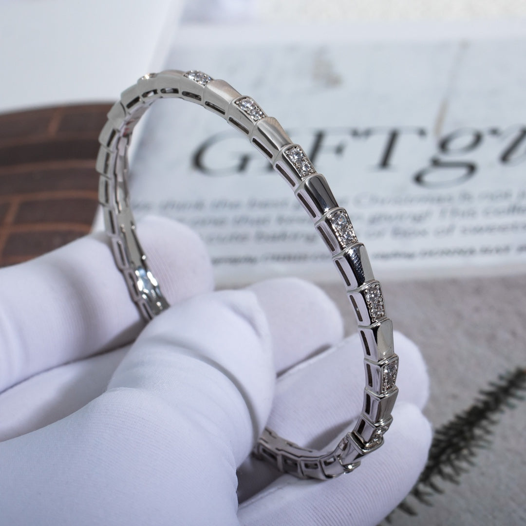 [Glow Muse]SERPENTI BRACELET SILVER DIAMOND