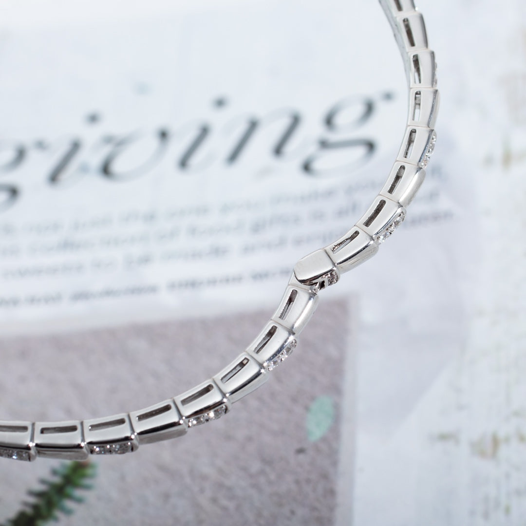 [Glow Muse]SERPENTI BRACELET SILVER DIAMOND