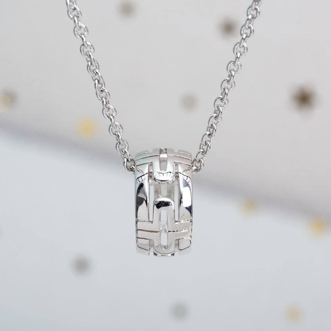 [Glow Muse]PARENTESI NECKLACE SILVER