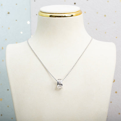[Glow Muse]PARENTESI NECKLACE SILVER