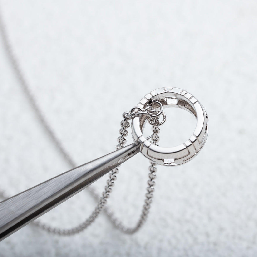 [Glow Muse]PARENTESI NECKLACE SILVER