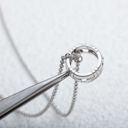 [Glow Muse]PARENTESI NECKLACE SILVER