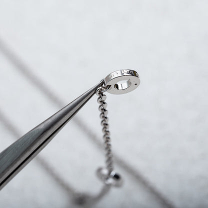 [Glow Muse]PARENTESI NECKLACE SILVER