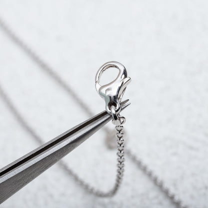 [Glow Muse]PARENTESI NECKLACE SILVER