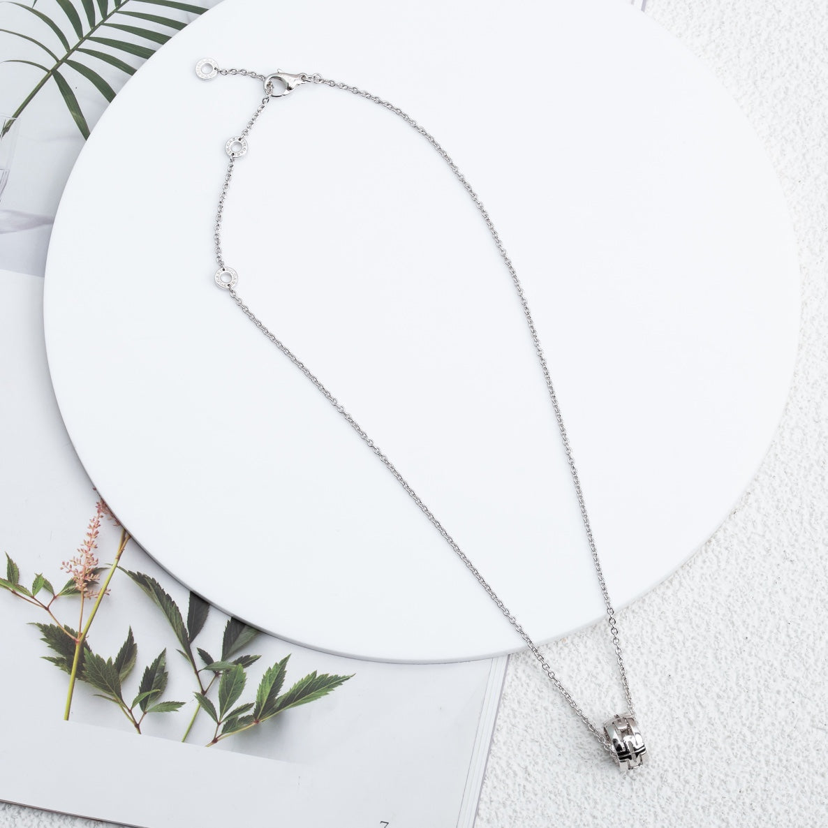 [Glow Muse]PARENTESI NECKLACE SILVER