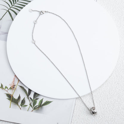 [Glow Muse]PARENTESI NECKLACE SILVER