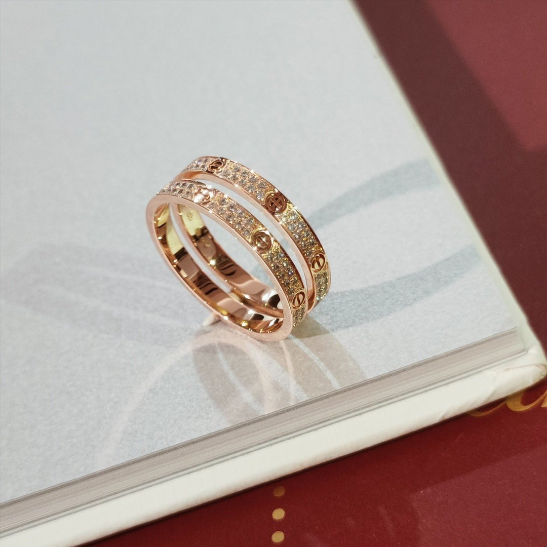 [Glow Muse]LOVE RING 2.65MM DIAMOND