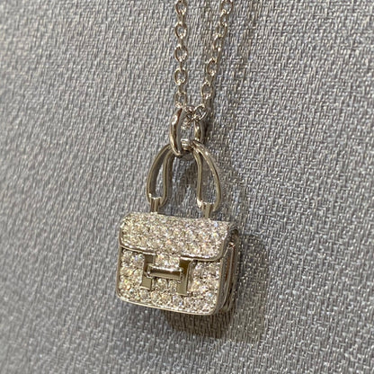 [Glow Muse]CONSTANCE PEDANT DIAMOND NECKLACE