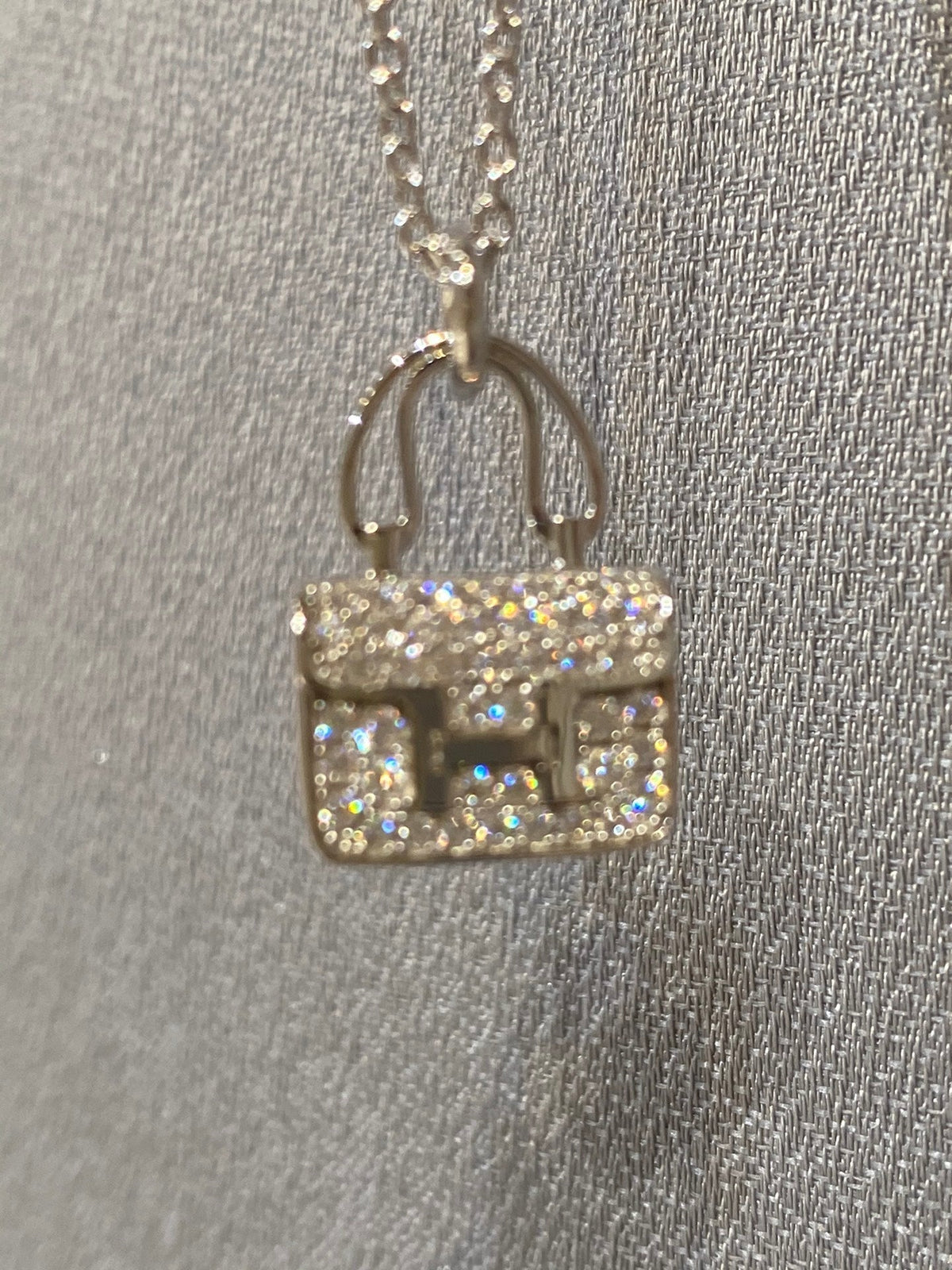 [Glow Muse]CONSTANCE PEDANT DIAMOND NECKLACE