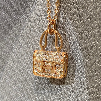 [Glow Muse]CONSTANCE PEDANT DIAMOND NECKLACE