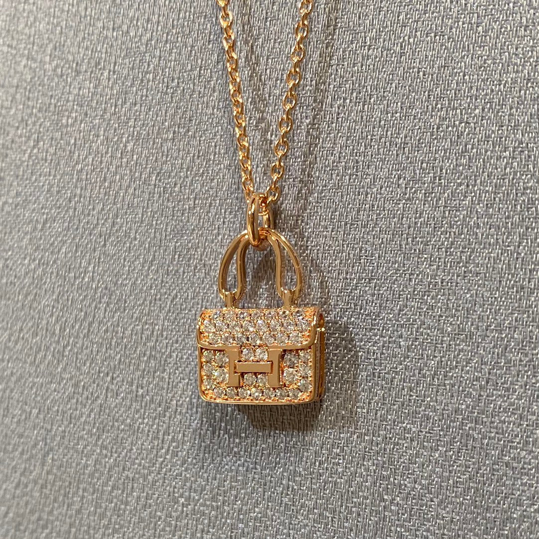 [Glow Muse]CONSTANCE PEDANT DIAMOND NECKLACE