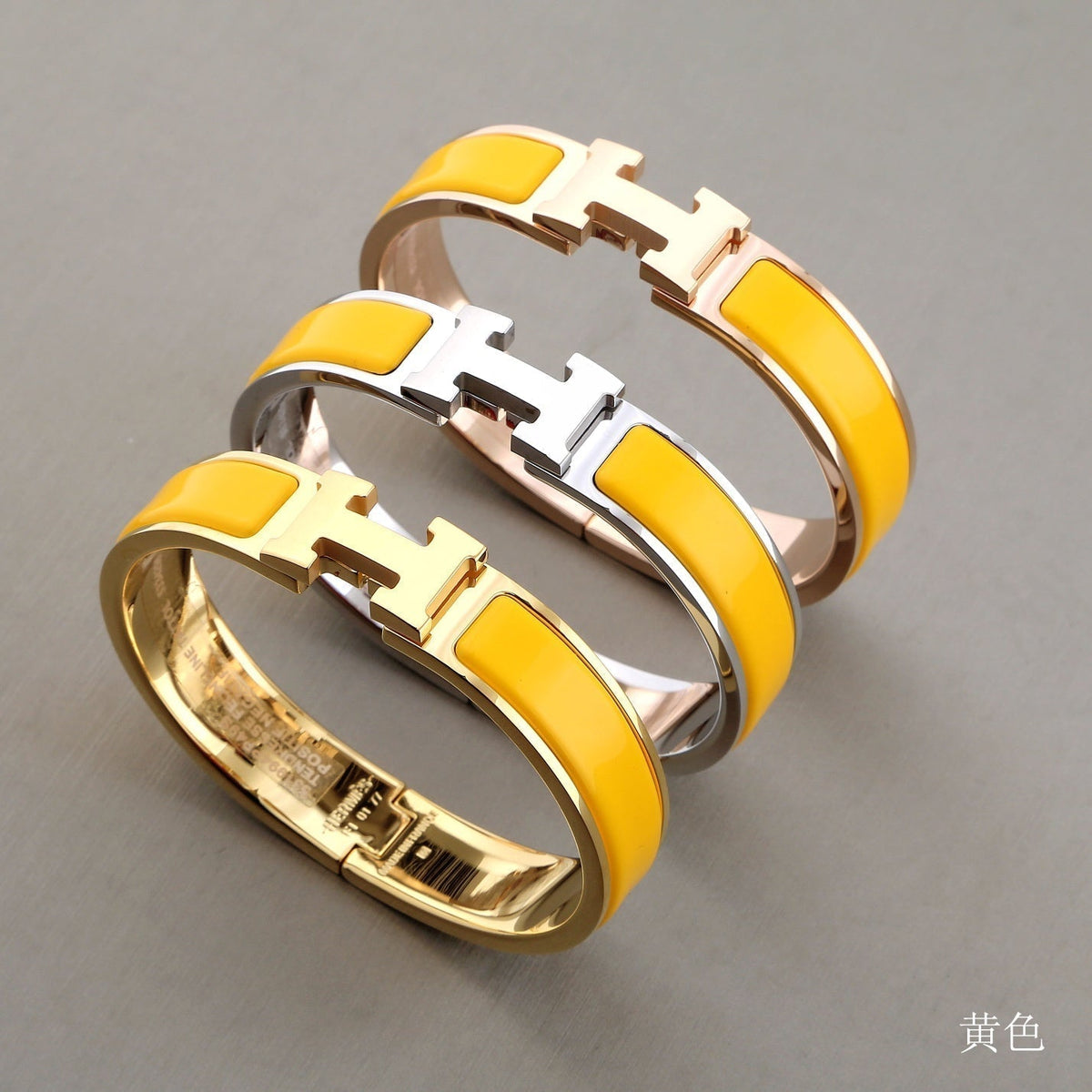 [Glow Muse]H YELLOW BRACELET