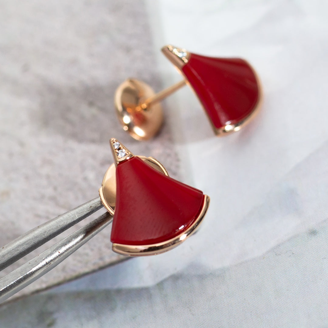 [Glow Muse]DIVAS DREAM EARRINGS PINK GOLD