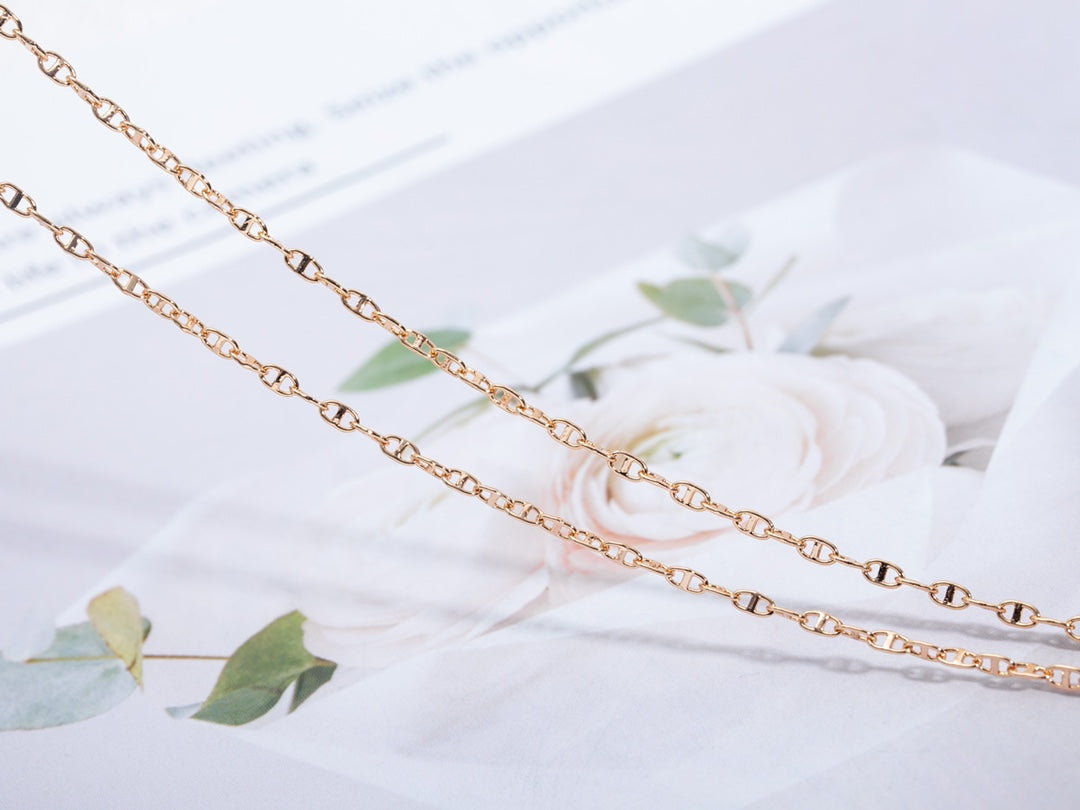 [Glow Muse]ECHAPPEE NECKLACE PINK GOLD