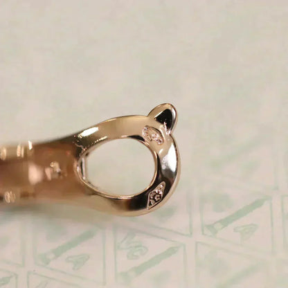 [Glow Muse]CLOVER MEDIUM 1 MOTIFS FUll DIAMOND EARRINGS