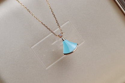 [Glow Muse]DREAM NECKLACE TURQUOISE PINK GOLD