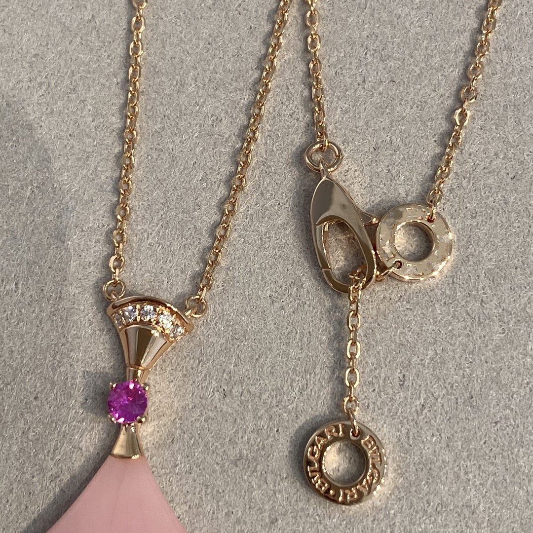 [Glow Muse]DREAM NECKLACE PINK OPAL
