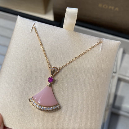 [Glow Muse]DREAM NECKLACE PINK OPAL