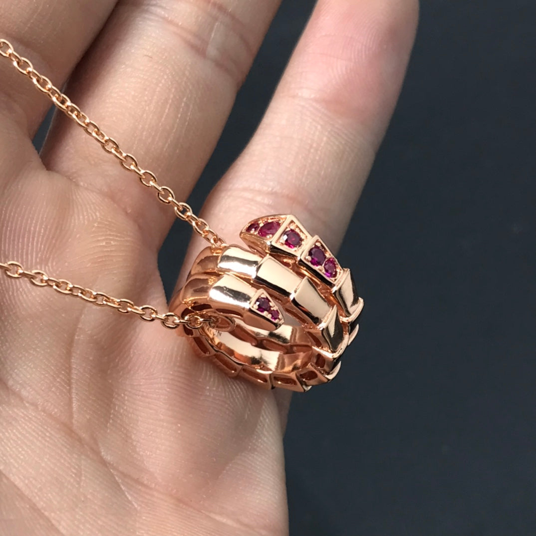 [Glow Muse]SERPENTI PEDANT NECKLACE