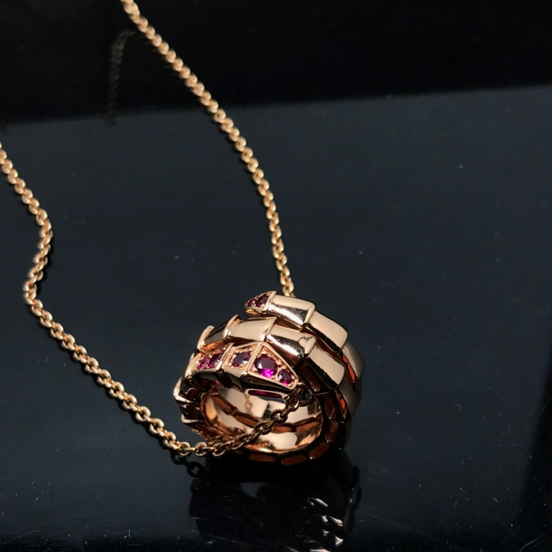 [Glow Muse]SERPENTI PEDANT NECKLACE