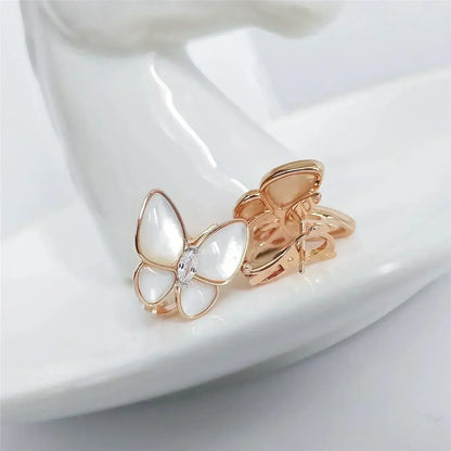 [Glow Muse]BUTTERFLY MOP DIAMOND EARRINGS