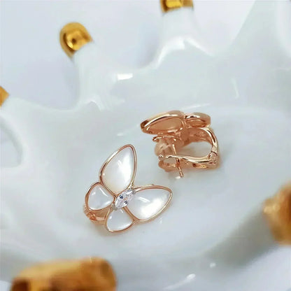 [Glow Muse]BUTTERFLY MOP DIAMOND EARRINGS